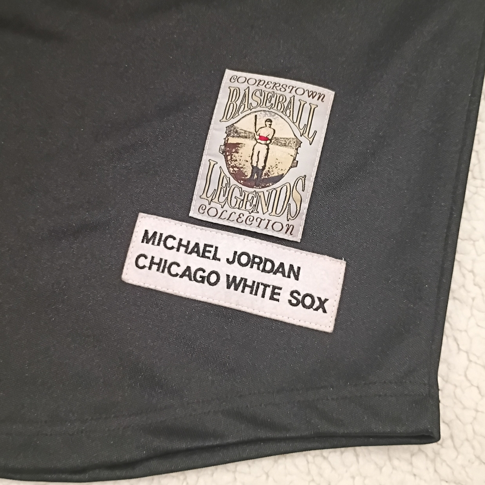 Michael Jordan Cooperstown Baseball Legends Chicago White Sox Jersey - Picture 8 of 9